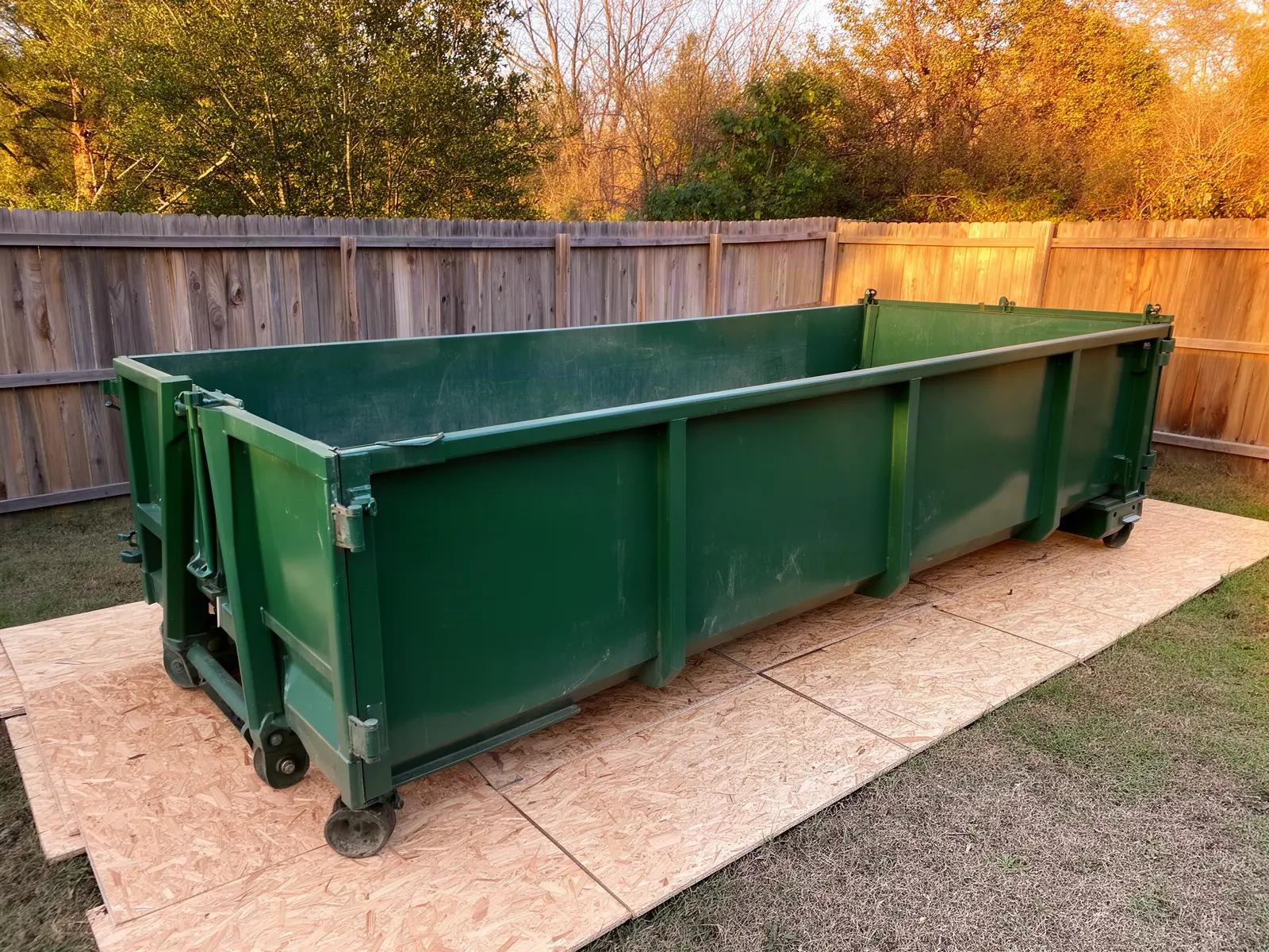 Roll-off dumpster from Anderson's Tucson Dumpster Rental in Tucson, AZ